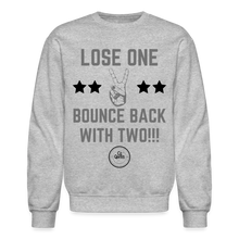 Load image into Gallery viewer, Lose One Crewneck Sweatshirt (Gray) - heather gray