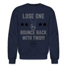 Load image into Gallery viewer, Lose One Crewneck Sweatshirt (Gray) - navy