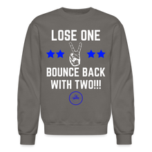 Load image into Gallery viewer, Lose One Crewneck Sweatshirt (White) - asphalt gray