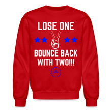 Load image into Gallery viewer, Lose One Crewneck Sweatshirt (White) - red