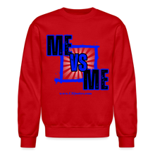 Load image into Gallery viewer, Me Vs Me Sweatshirt (Blue) - red