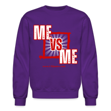 Load image into Gallery viewer, Me Vs Me Sweatshirt (Red) - purple