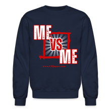 Load image into Gallery viewer, Me Vs Me Sweatshirt (Red) - navy