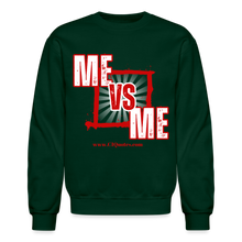 Load image into Gallery viewer, Me Vs Me Sweatshirt (Red) - forest green