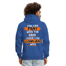 Load image into Gallery viewer, You Can Pray Hoodie (Black) - royal blue