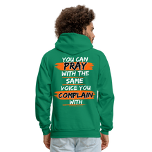 Load image into Gallery viewer, You Can Pray Hoodie (Black) - kelly green
