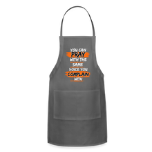Load image into Gallery viewer, You Can Pray Adjustable Apron (Black) - charcoal