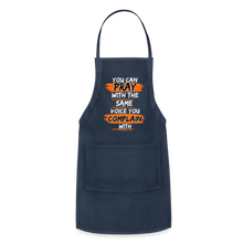 Load image into Gallery viewer, You Can Pray Adjustable Apron (Black) - navy