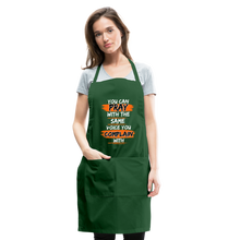 Load image into Gallery viewer, You Can Pray Adjustable Apron (Black) - forest green