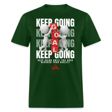 Load image into Gallery viewer, Keep Going Unisex Classic T-Shirt - forest green