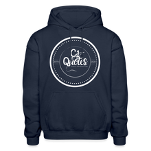 Load image into Gallery viewer, Life & Love Heavy Blend Adult Hoodie - navy