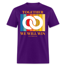 Load image into Gallery viewer, Together Unisex Classic T-Shirt (White Centerpiece) - purple