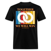 Load image into Gallery viewer, Together Unisex Classic T-Shirt (White Centerpiece) - black