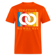 Load image into Gallery viewer, Together Unisex Classic T-Shirt (White Centerpiece) - orange