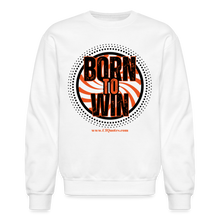Load image into Gallery viewer, Born To Win Crewneck Sweatshirt (Black) - white