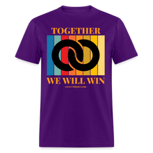 Load image into Gallery viewer, Together Unisex Classic T-Shirt (Black Centerpiece) - purple