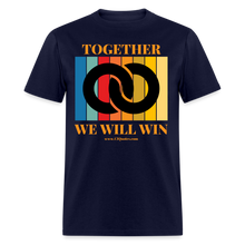 Load image into Gallery viewer, Together Unisex Classic T-Shirt (Black Centerpiece) - navy