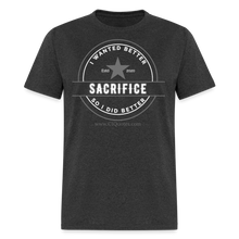 Load image into Gallery viewer, Sacrifice Unisex Classic T-Shirt - heather black