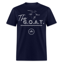 Load image into Gallery viewer, GOAT Unisex Classic T-Shirt - navy