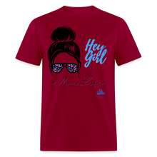 Load image into Gallery viewer, Hey Girl Unisex Classic T-Shirt - dark red