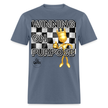 Load image into Gallery viewer, Winning Unisex Classic T-Shirt (Blue Outline) - denim