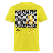 Load image into Gallery viewer, Winning Unisex Classic T-Shirt (Blue Outline) - yellow