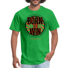 Load image into Gallery viewer, Born To Win Unisex Classic T-Shirt (Black Print) - bright green