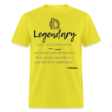Load image into Gallery viewer, Legendary Unisex Classic T-Shirt - yellow
