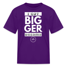 Load image into Gallery viewer, Bigger Dreams Kids' T-Shirt - purple