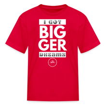 Load image into Gallery viewer, Bigger Dreams Kids' T-Shirt - red