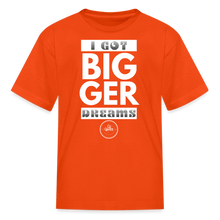 Load image into Gallery viewer, Bigger Dreams Kids' T-Shirt - orange