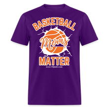 Load image into Gallery viewer, Basketball Moms Unisex Classic T-Shirt (White Background) - purple