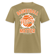 Load image into Gallery viewer, Basketball Moms Unisex Classic T-Shirt (White Background) - khaki