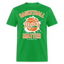 Load image into Gallery viewer, Basketball Moms Unisex Classic T-Shirt (White Background) - bright green