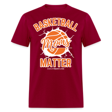 Load image into Gallery viewer, Basketball Moms Unisex Classic T-Shirt (White Background) - dark red
