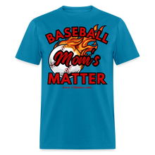 Load image into Gallery viewer, Baseball Mom's Unisex Classic T-Shirt - turquoise