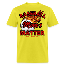 Load image into Gallery viewer, Baseball Mom's Unisex Classic T-Shirt - yellow