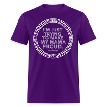 Load image into Gallery viewer, Mama Proud Unisex Classic T-Shirt - purple