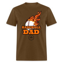 Load image into Gallery viewer, Baseball Dad Classic T-Shirt - brown