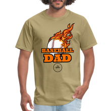 Load image into Gallery viewer, Baseball Dad Classic T-Shirt - khaki