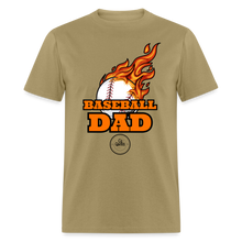 Load image into Gallery viewer, Baseball Dad Classic T-Shirt - khaki