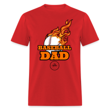 Load image into Gallery viewer, Baseball Dad Classic T-Shirt - red