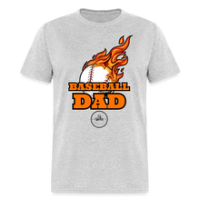 Load image into Gallery viewer, Baseball Dad Classic T-Shirt - heather gray