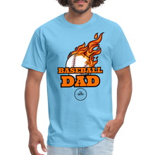 Load image into Gallery viewer, Baseball Dad Classic T-Shirt - aquatic blue