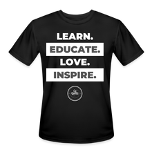 Load image into Gallery viewer, Learn & Educate Men’s Dri-Fit Performance T-Shirt - black