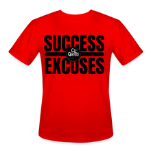 Load image into Gallery viewer, Success Over Excuses Men’s Moisture Dri-Fit T-Shirt - red