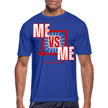 Load image into Gallery viewer, Me vs Me Men’s Dri-Fit Performance T-Shirt - royal blue