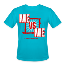 Load image into Gallery viewer, Me vs Me Men’s Dri-Fit Performance T-Shirt - turquoise