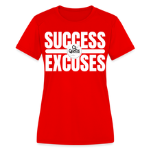 Load image into Gallery viewer, Success Over Excuses Women's Dri-Fit Performance T-Shirt - red