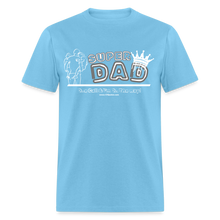 Load image into Gallery viewer, Super Dad Classic T-Shirt - aquatic blue